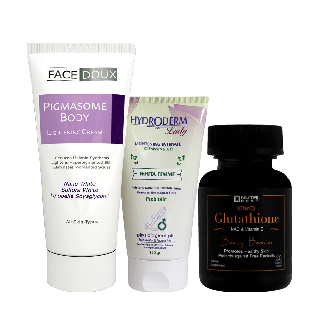 Specialized brightening and care pack for sensitive areas پک تخصصی روشن سازی و مراقبت نواحی حساس مخصوص بانوان