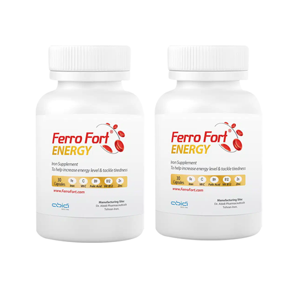 Two pack Ferofort Energy Capsules پک دو عددی کپسول فروفورت انرژی عبیدی