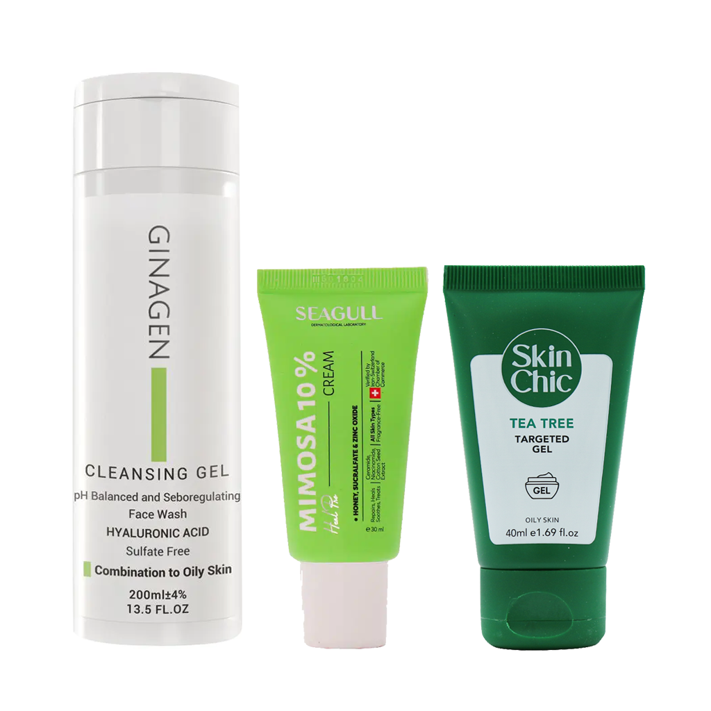 Complete acne skin care pack پک مراقبت کامل پوست جوش دار