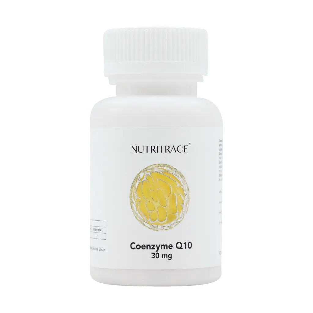 Nutritrace Coenzyme Q10 30 Mg Caps قیمت کپسول کوآنزیم کیوتن 30 میلی گرم نوتری تریس