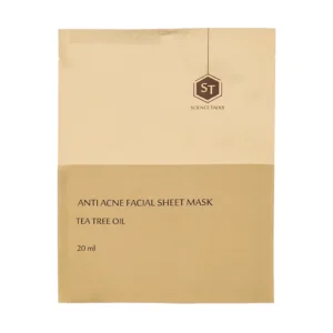 ماسک صورت ورقه ای ضد جوش روغن درخت چای ساینس تاکس 20 میلی لیتر