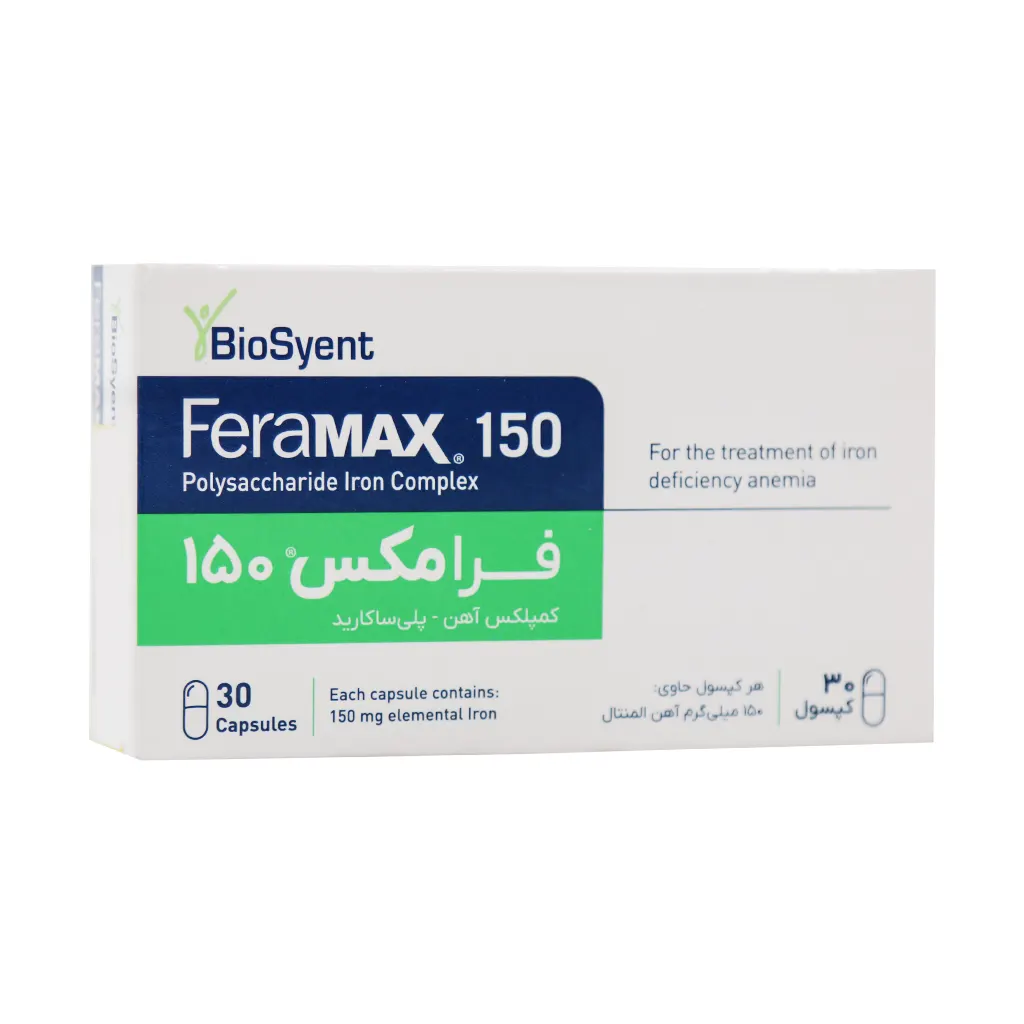 Biosynet Feramax 150 30 Capsules قیمت کپسول فرامکس 150 بیوساینت