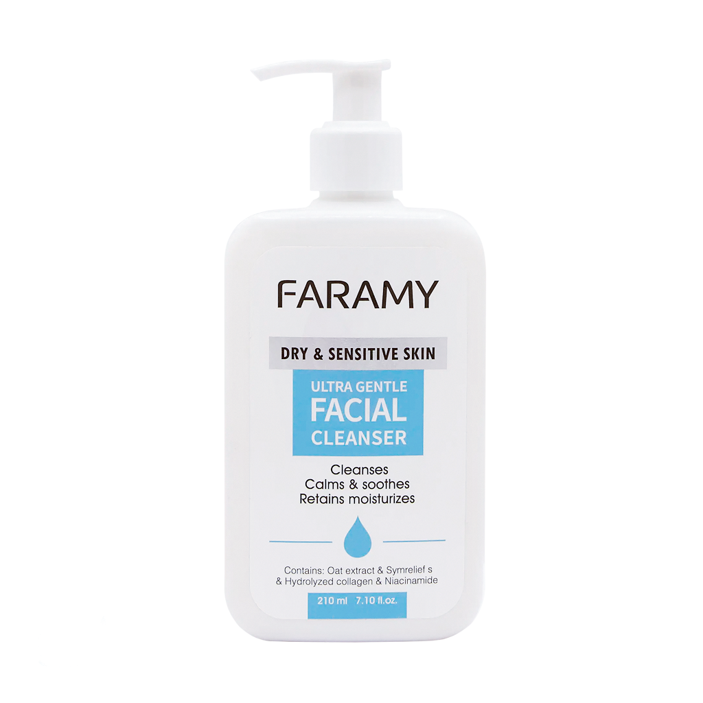 Faramy Dry And Sensitive Skin Facial Cleanser 210 قیمت ژل شستشو پوست خشک و حساس فارامای