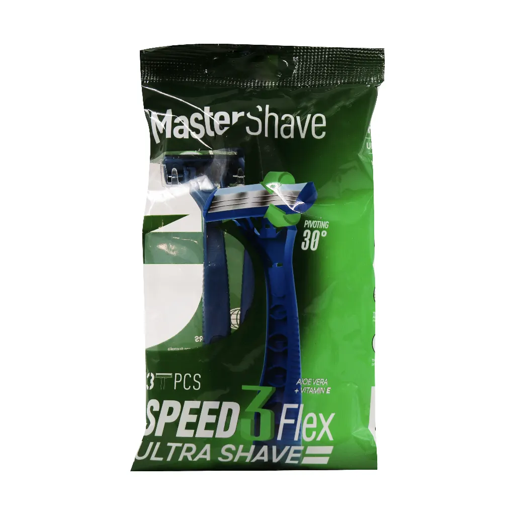 Master Shave Speed 3 Flex Razors 3 Pcs قیمت خودتراش سه لبه اسپید 3 فلکس مستر شیو