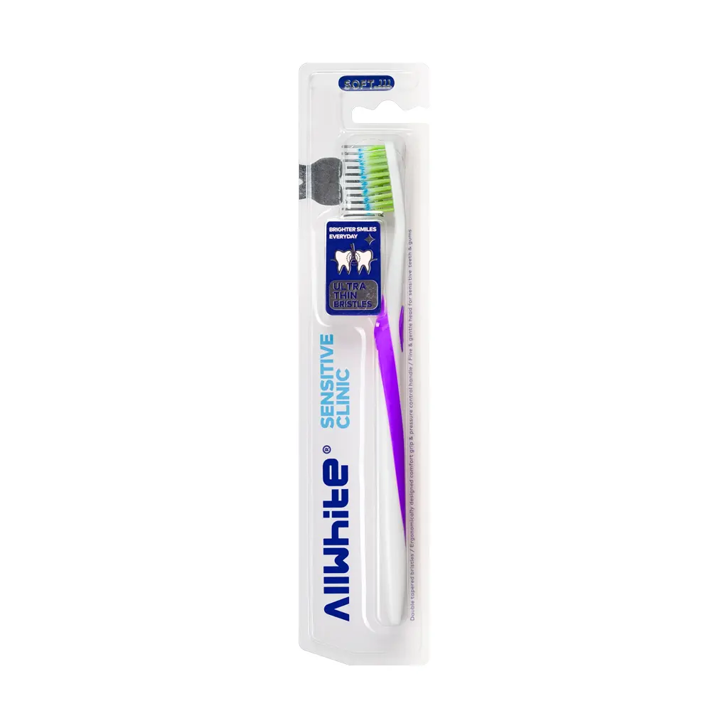 Allwhite Sensitive Clinic Soft toothbrush قیمت مسواک سنسیتیو کلینیک سافت آل وایت