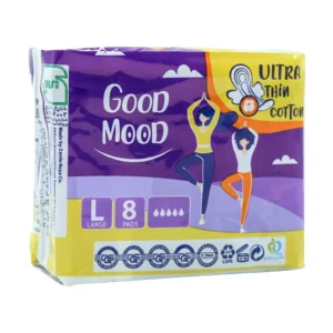 نوار بهداشتی اولترا نازک پنبه ای گود مود سایز بزرگ 8 عدد