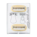 خودتراش زنانه 5 لبه گلوریا گو سیلور با 3 تیغ یدک - 3