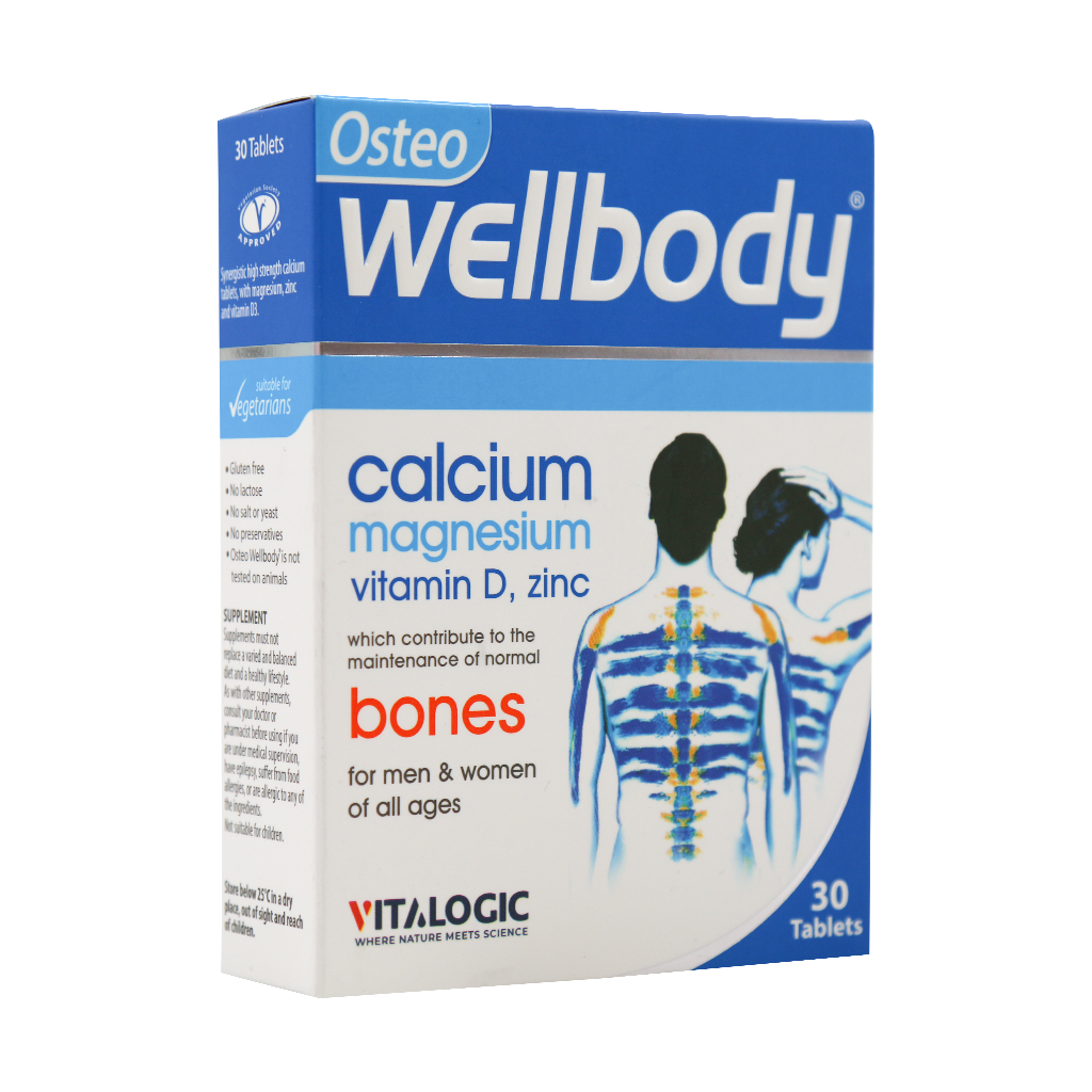 Vitalogic Osteo Wellbody 30 Tablets قیمت قرص استئو ول بادی ویتالوژیک