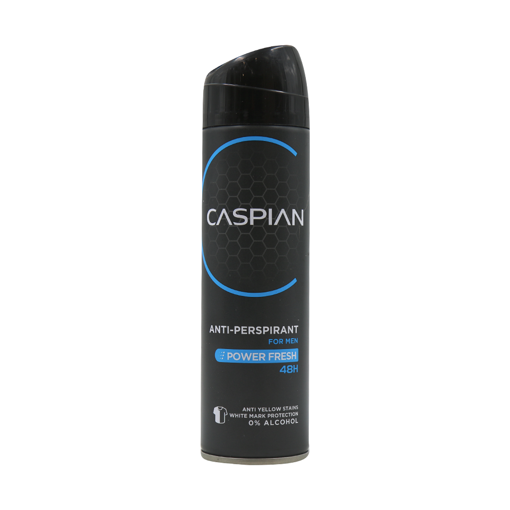 Caspian Power Fresh Spray For Women 150 قیمت اسپری ضد تعریق مردانه پاور فرش کاسپین