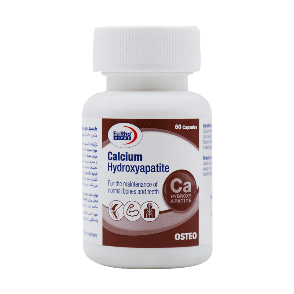 Eurhovital Calcium Hydroxyapatite Capsules قیمت کپسول کلسیم هیدروکسی آپاتیت یوروویتال