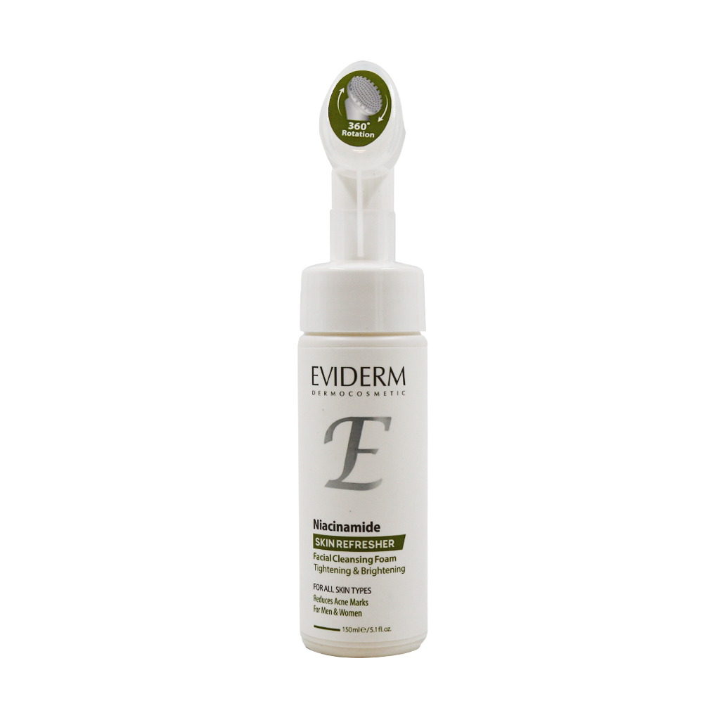 Eviderm Niacinamide Facial Cleansing Foam 150 ml قیمت فوم شستشوی صورت نیاسین آمید اویدرم