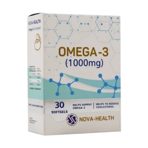 سافت ژل امگا 3 1000 میلی گرم نووا هلث جهان فارمد آریا 30 عدد