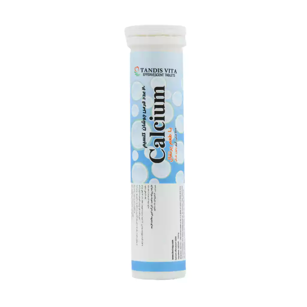 Tandis Vita Calcium 20 Effervescent Tabs قیمت قرص جوشان کلسیم تندیس ویتا