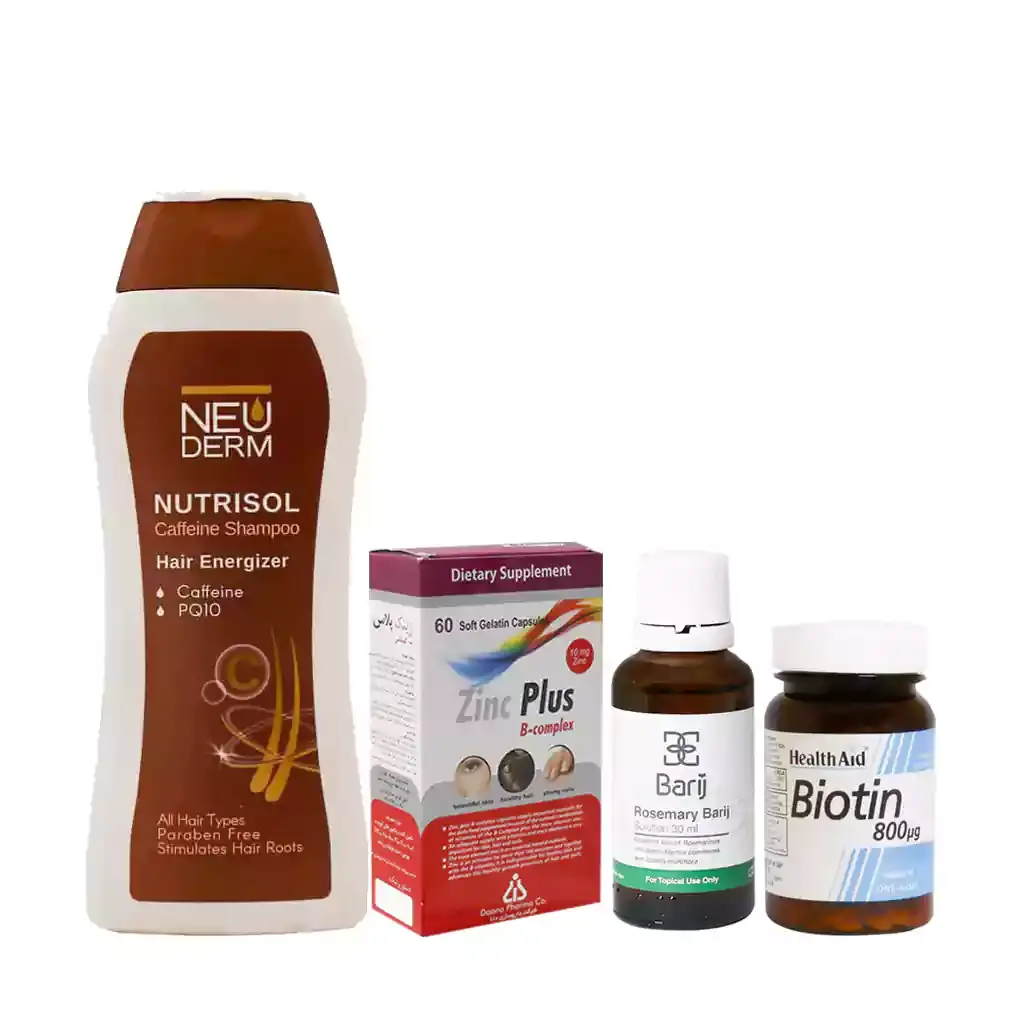 Complete pack reduce hair loss پک کامل تقویت ریشه و کاهش ریزش مو