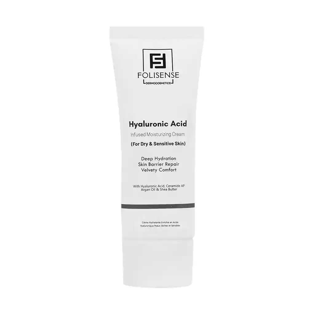 Folisense Hyaluronic Acid Moisturizing Cream For Dry Skin 40 ml قیمت کرم مرطوب کننده هیالورونیک اسید فولی سنس