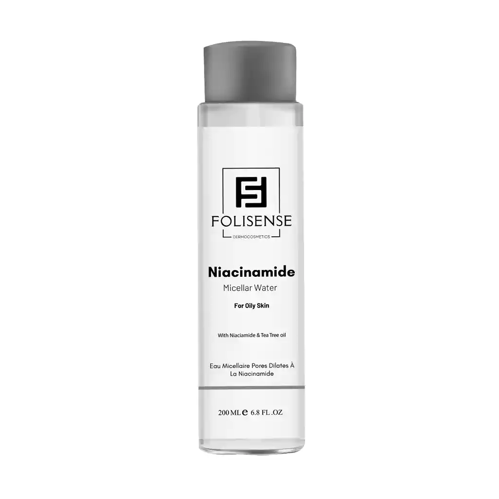 Folisense Niacinamide Micellar Water For Oily Skin 200 ml قیمت میسلار واتر نیاسینامید فولی سنس