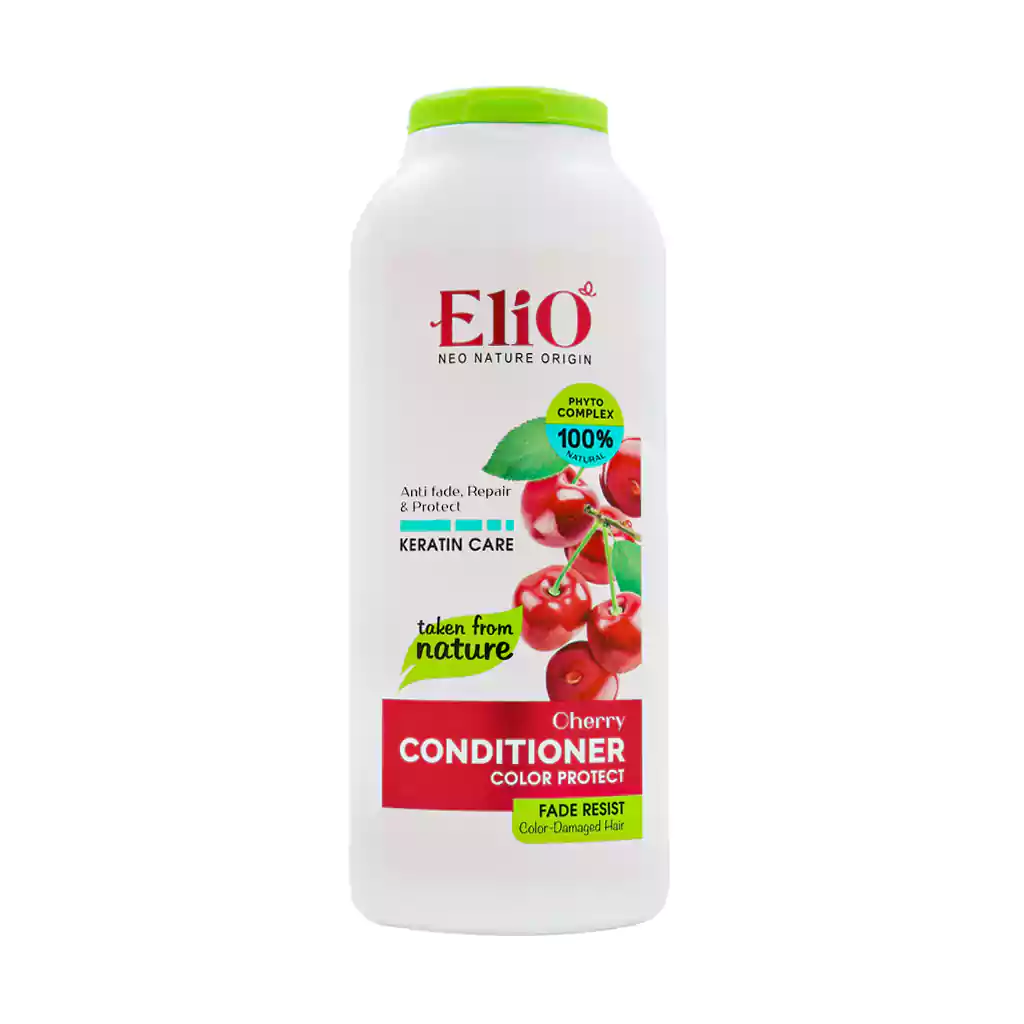 Elio Cherry Color Protect Conditioner 400 ml قیمت نرم کننده محافظ موهای رنگ شده گیلاس الیو
