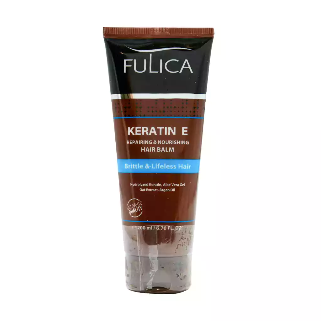 Fulica Keratin E Repairing And Nourishing Hair Balm 200 ml قیمت بالم نرم کننده مو فولیکا حاوی کراتین ای
