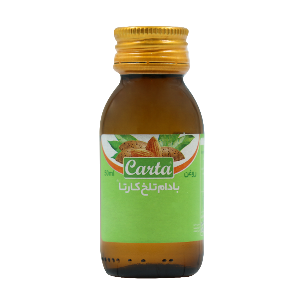 Kimiagar Toss Carta Bitter Almond Oil 50 قیمت روغن بادام تلخ کارتا کیمیاگر طوس