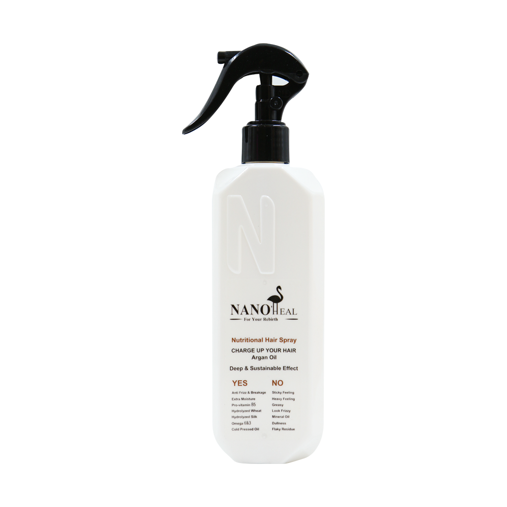 Nanoheal Argan Oil Nurtitional Hair Spray قیمت اسپری گره باز کن و تقویت کننده مو روغن آرگان نانوهیل