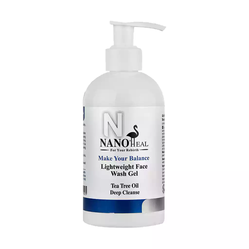 Nanoheal Tea Tree Oil Face Wash Gel 300 ml قیمت ژل شستشوی صورت روغن درخت چای نانوهیل