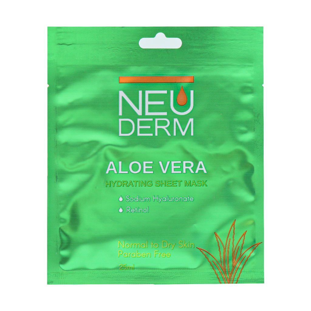 Neuderm Aloe Vera Nourishing Sheet Mask 25 ml قیمت ماسک صورت ورقه ای عصاره آلوئه ورا نئودرم