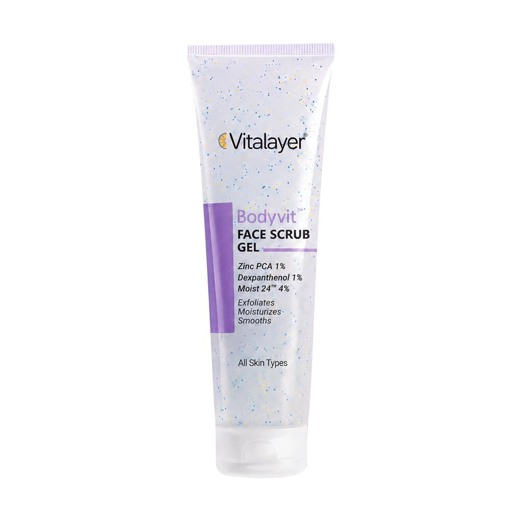 Vitalayer Bodyvit Face Scrub 150 ml قیمت ژل اسکراب صورت بادی ویت ویتالیر
