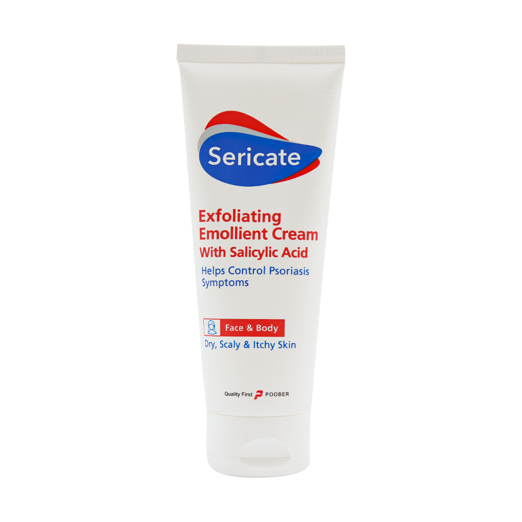 Sericate Exfoliating Emollient Cream 100 ml قیمت کرم نرم کننده و لایه بردار اسید سالیسیلیک سری کیت