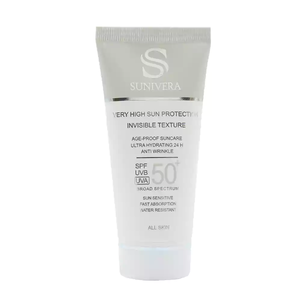 کرم ضد آفتاب SPF50 انواع پوست سانیورا 50 میلی لیتر