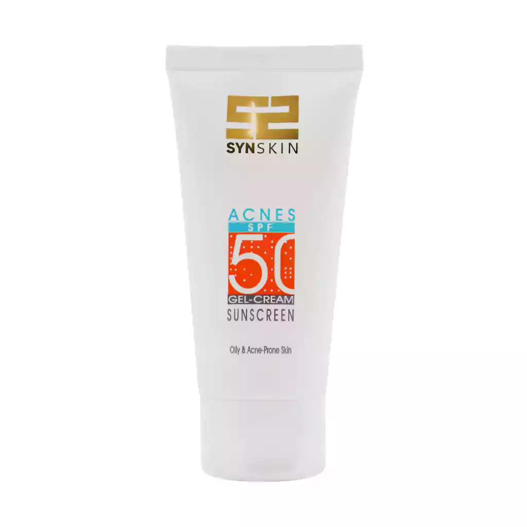 ژل کرم ضد آفتاب اکنس SPF50 ساین اسکین مناسب پوست چرب و مستعد جوش 50 میلی لیتر