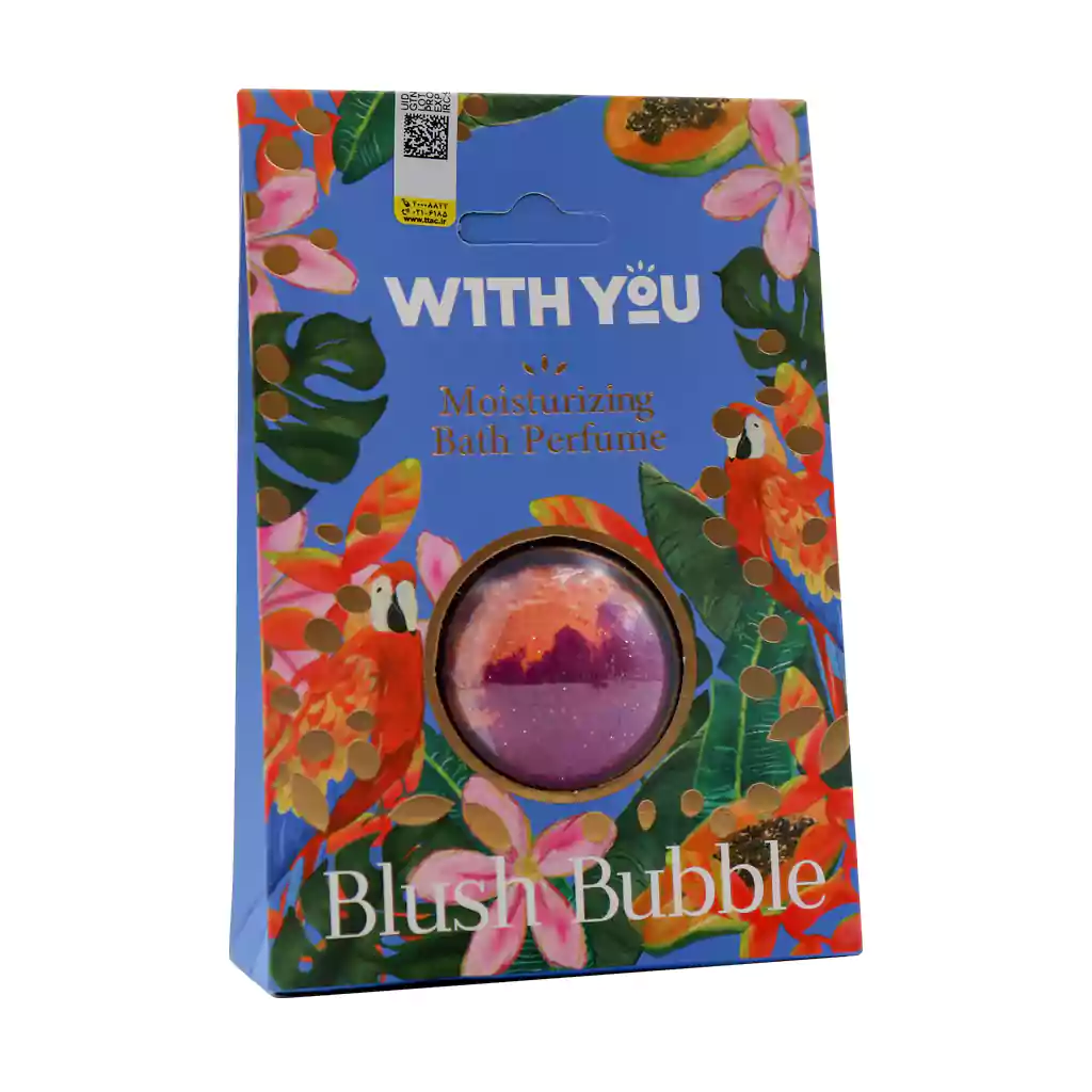 With You Moisturizing Bath Perfume 50 gr قیمت بمب عطری حمام ویت یو