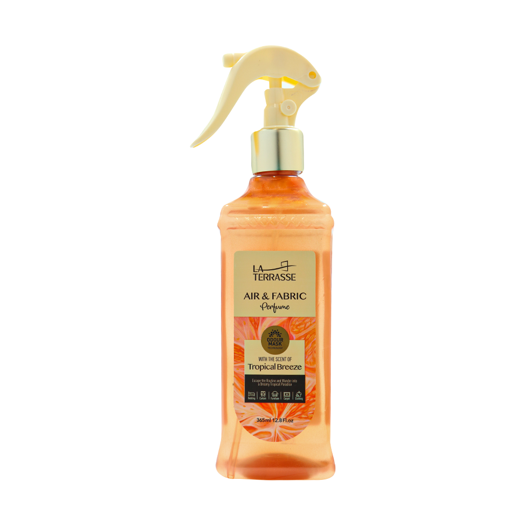 Laterrasse Air And Fabric Spray 365 ml tropical breeze قیمت اسپری خوشبو کننده البسه لاتراس