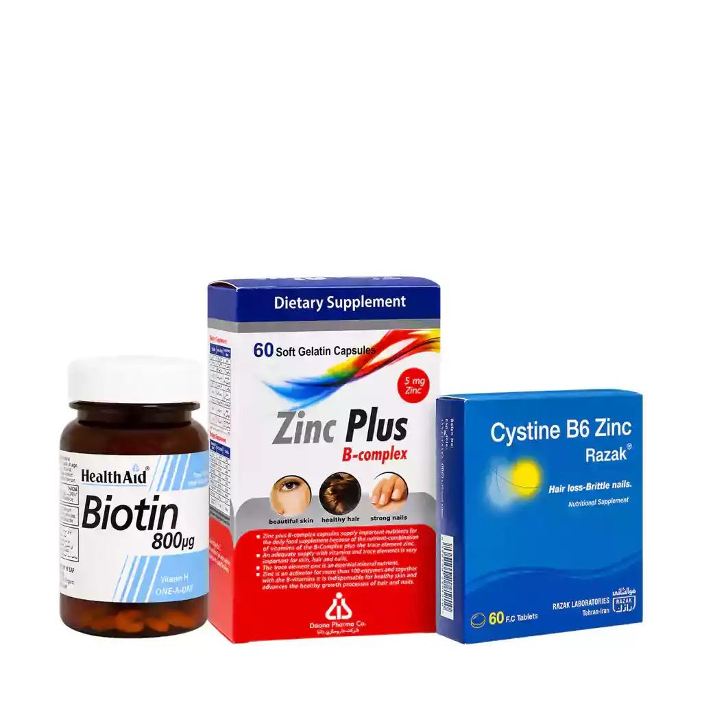 Complete Skin Hair and Nail Strengthening Pack پک کامل تقویت پوست، مو و ناخن Complete Skin Hair and Nail Strengthening Pack پک کامل تقویت پوست، مو و ناخن
