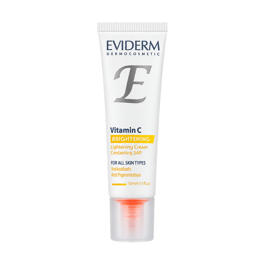 Eviderm Vitamin C Cream 30 ml کرم روشن کننده ویتامین C اویدرم 30 میلی لیتر Eviderm Vitamin C Cream 30 ml کرم روشن کننده ویتامین C اویدرم 30 میلی لیتر
