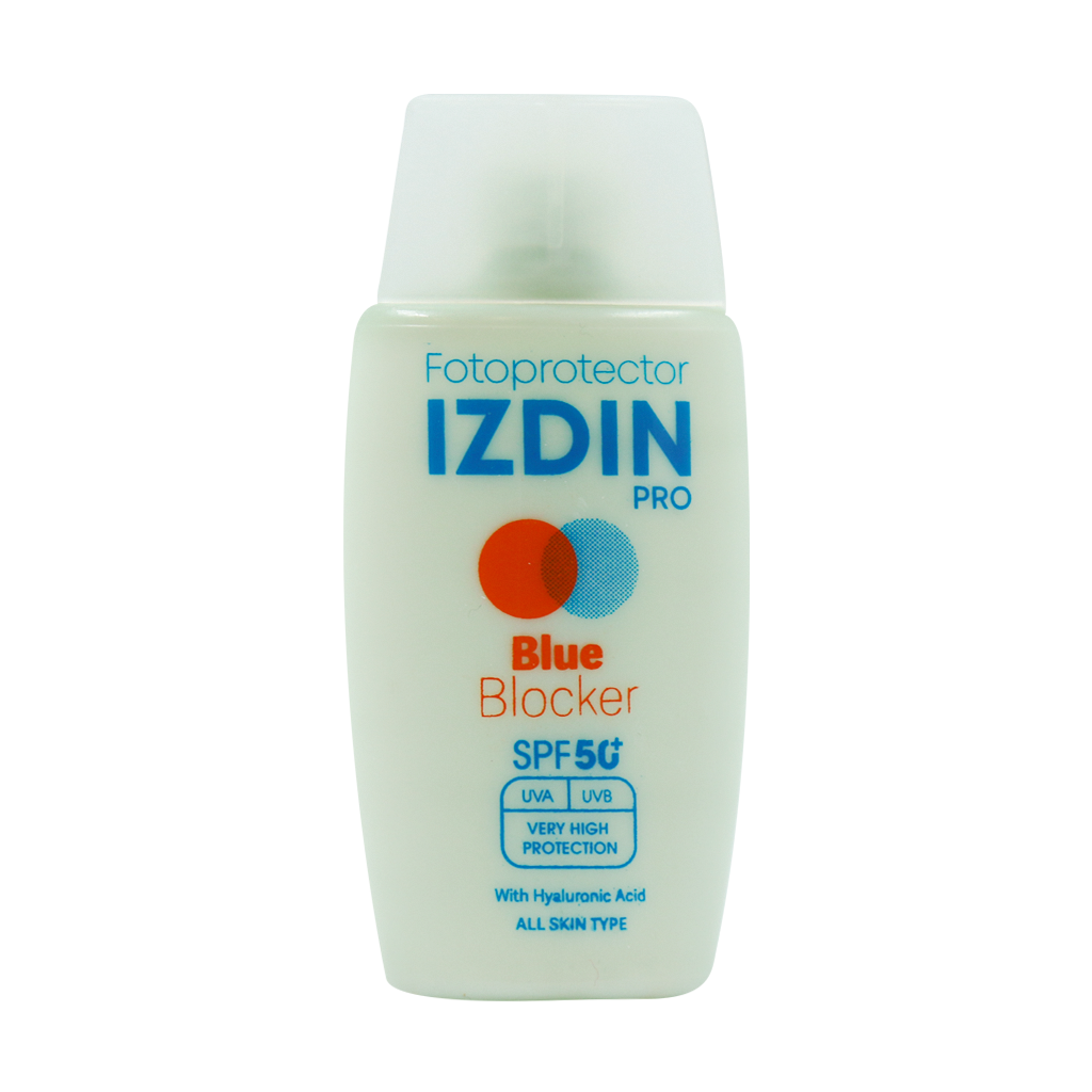 Izdin Pro Blue Blocker SPF50 Sunscreen 50 ml ضد آفتاب فیوژن واتر بلو بلاکر SPF50 ایزیدین پرو 50 میلی لیتر Izdin Pro Blue Blocker SPF50 Sunscreen 50 ml ضد آفتاب فیوژن واتر بلو بلاکر SPF50 ایزیدین پرو 50 میلی لیتر