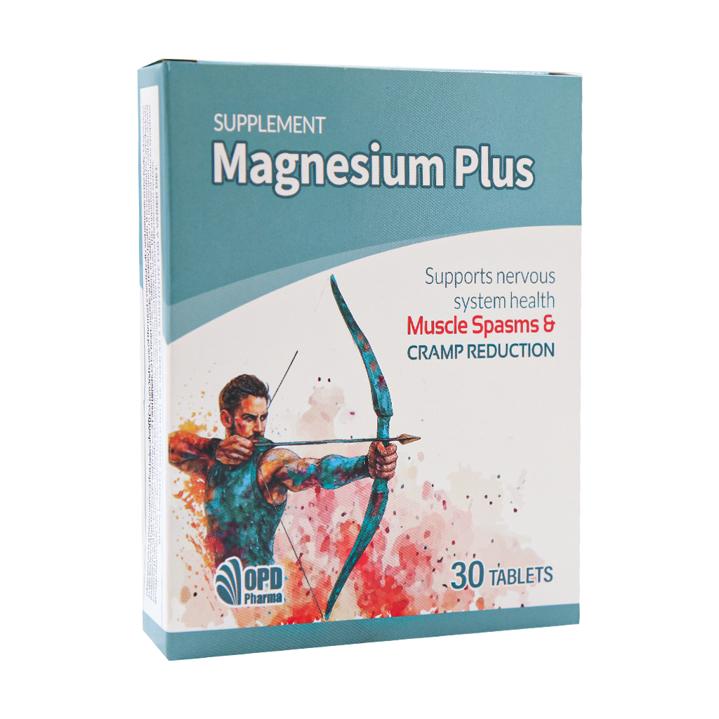 OPD Pharma Magnesium Plus 30 Tabs قرص منیزیم پلاس او پی دی فارما 30 عدد OPD Pharma Magnesium Plus 30 Tabs قرص منیزیم پلاس او پی دی فارما 30 عدد