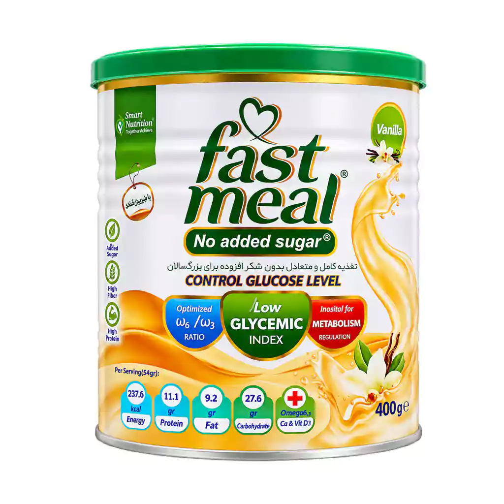 Smart Nutrition Fast Meal No Added Sugar Powder 400 g پودر فست میل بدون شکر اسمارت نوتریشن 400 گرم Smart Nutrition Fast Meal No Added Sugar Powder 400 g پودر فست میل بدون شکر اسمارت نوتریشن 400 گرم