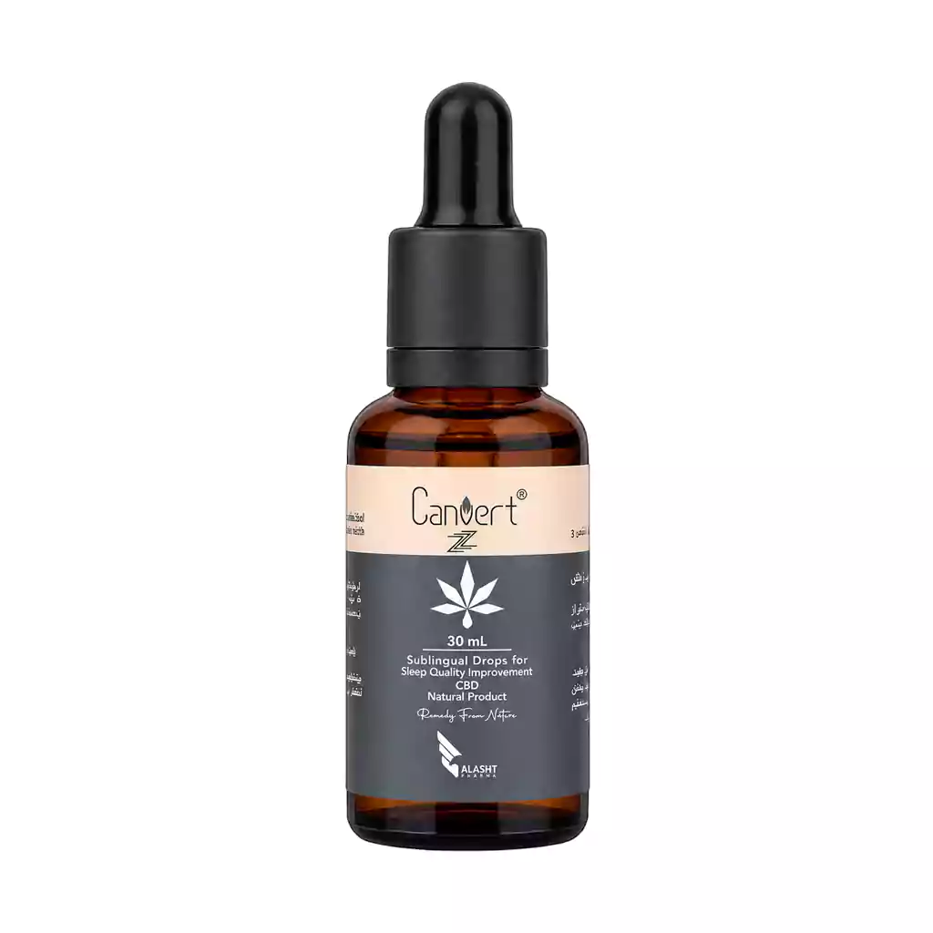 bottle of Canvert Z Sublingual Drops 30 ml بطری قطره زیر زبانی کنورت زد 30 میلی لیتر bottle of Canvert Z Sublingual Drops 30 ml بطری قطره زیر زبانی کنورت زد 30 میلی لیتر